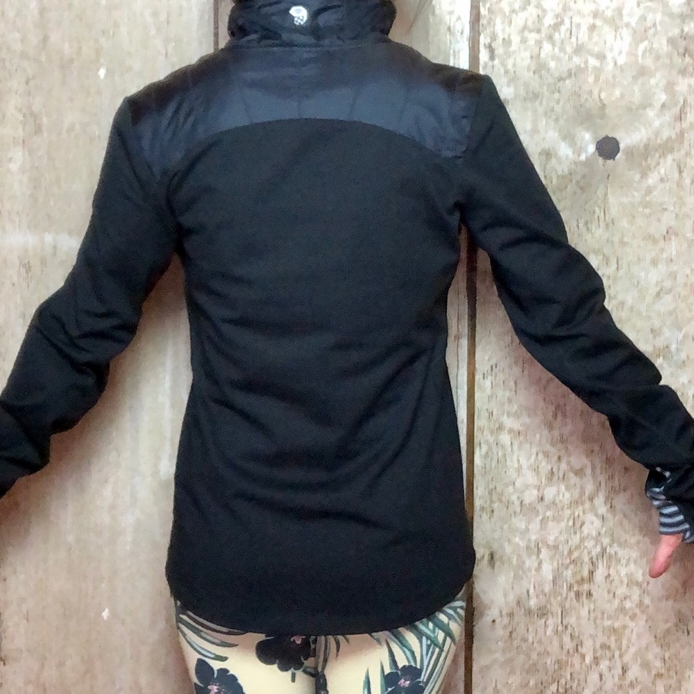 Mountain Hardware Black Pullover With Zipper Coll… - image 2